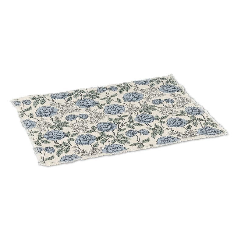 Blue Floral Cotton Placemat