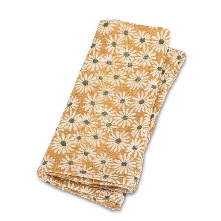 Yellow Daisy Cotton Napkin