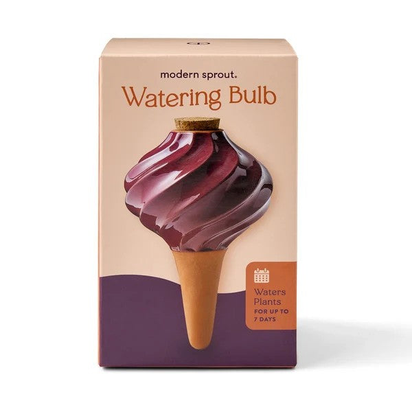 Plum Terracotta Watering Bulb