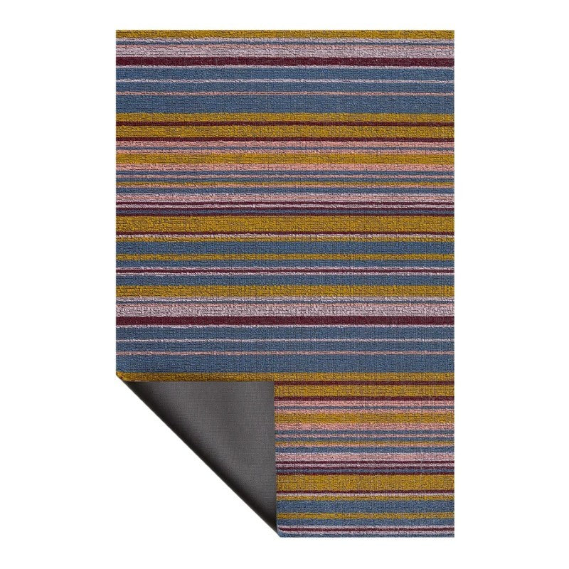 Chilewich Echo Stripe Shag Mat, Dusk