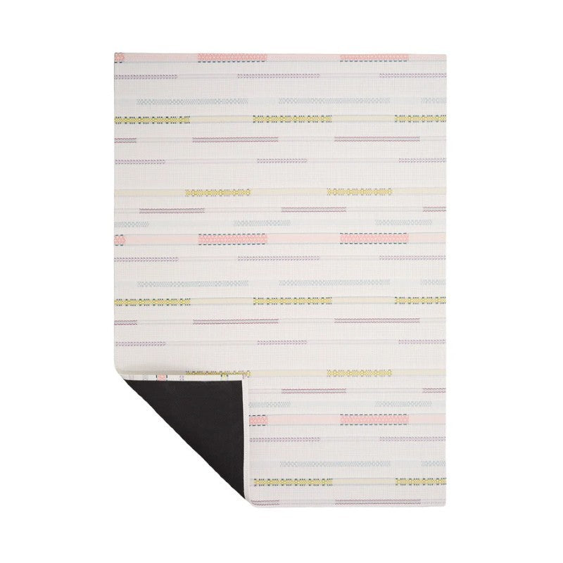 Chilewich Applique Woven Mat, Almond