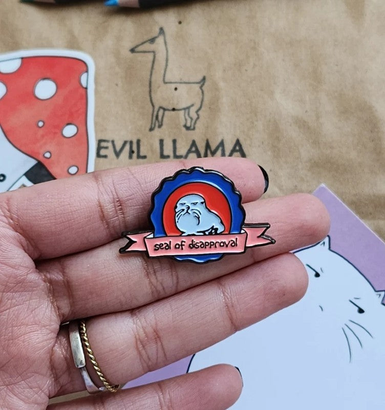Seal Of Disapproval Pin