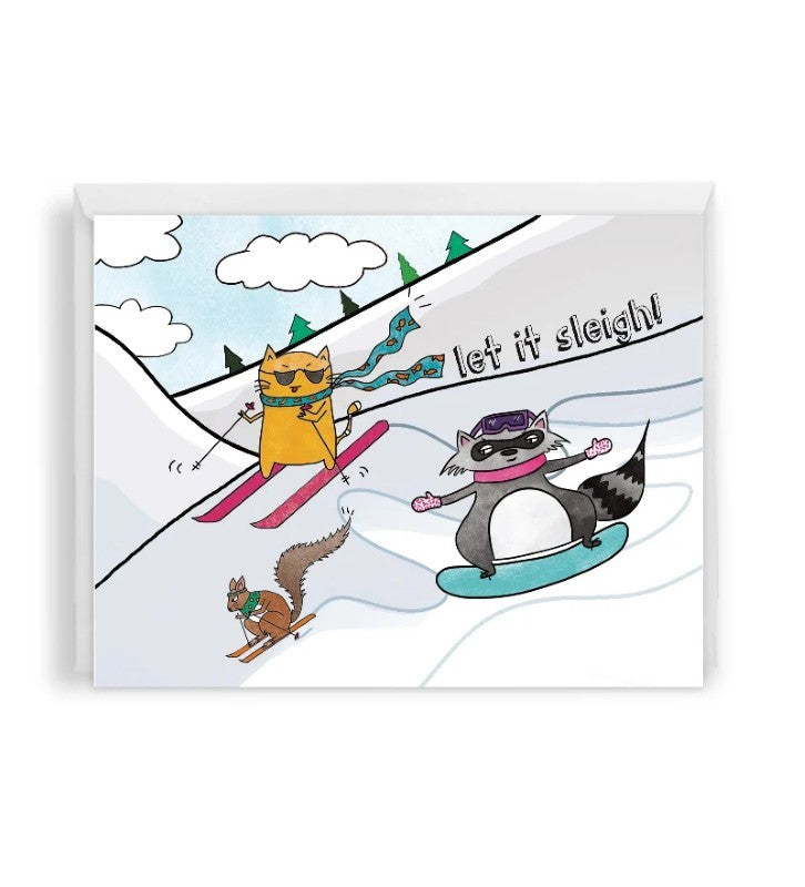 Let It Sleigh Holiday Card