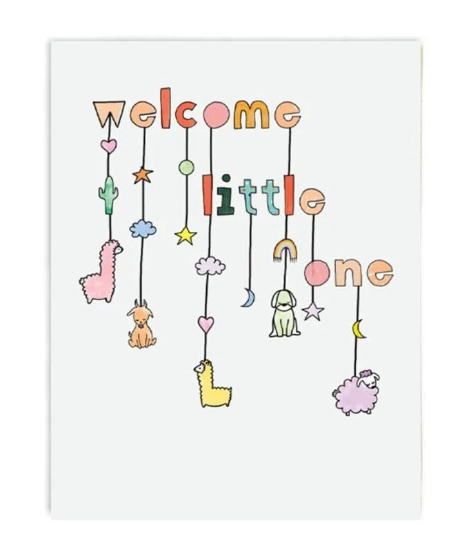 Welcome Little One New Baby Card
