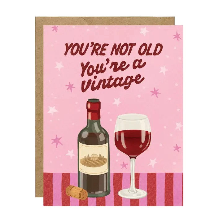Not Old Vintage Birthday Card