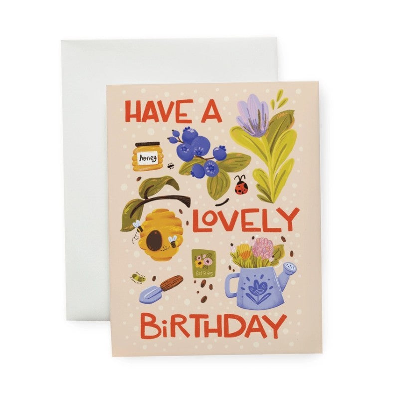 Lovely Garden Birthday Card