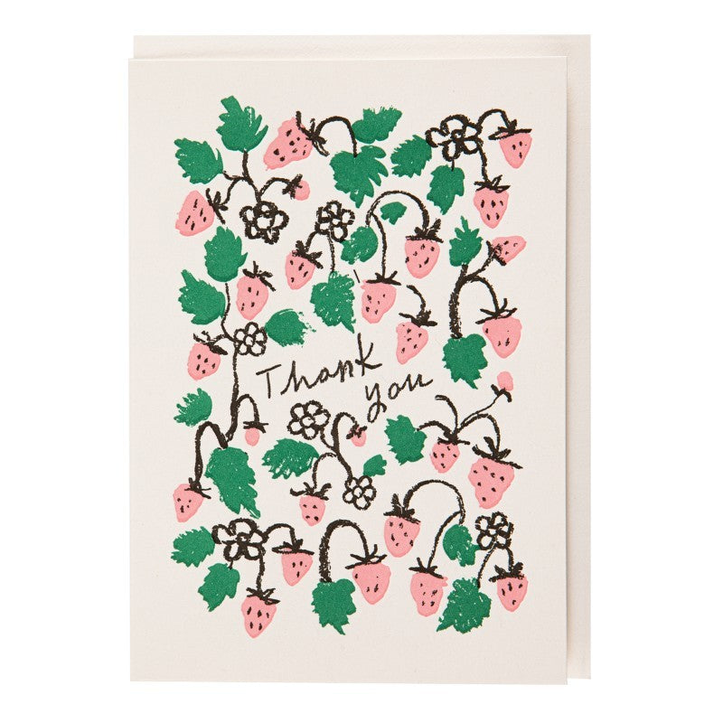 Strawberry Thank You Card