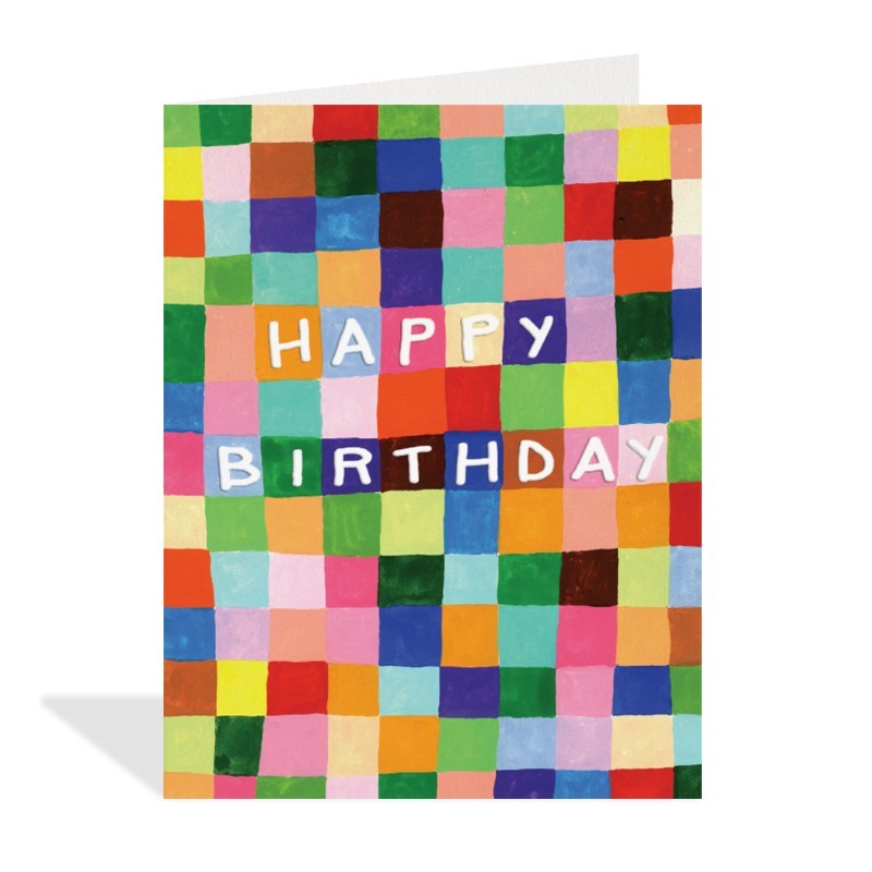 Mosaic Birthday Card