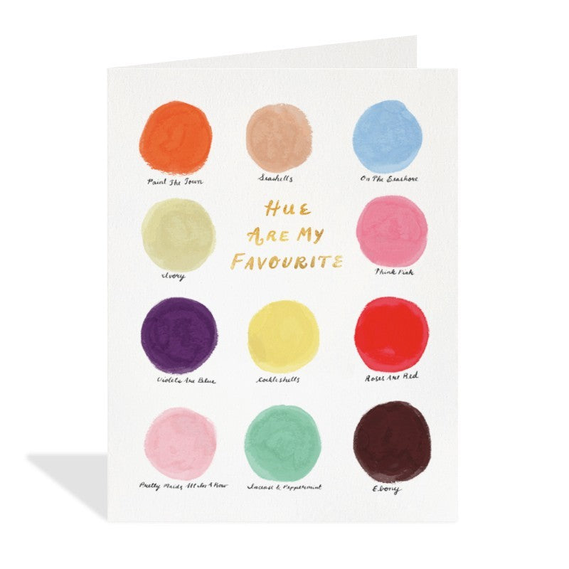 Favourite Hue Greeting Card