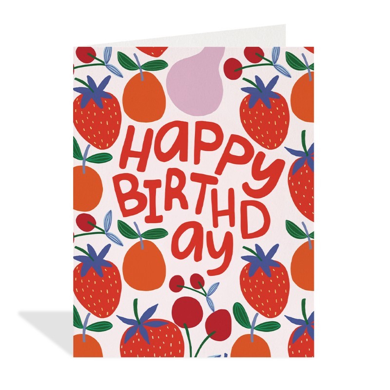 Berries Birthday Card