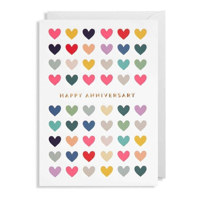 Hearts Anniversary Card