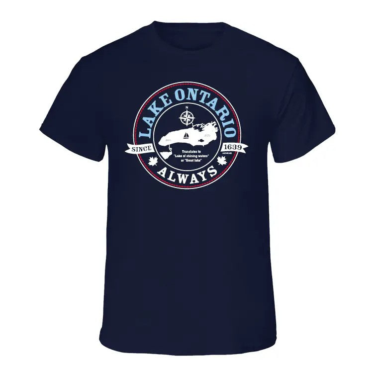 Navy Lake Ontario Always T-Shirt