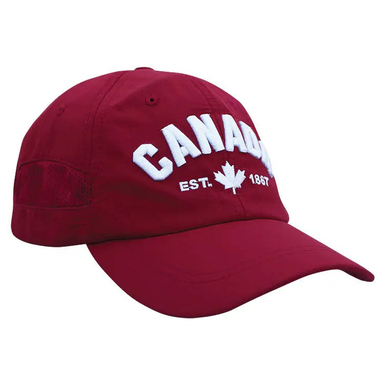Burgundy Canada 1867 Cap