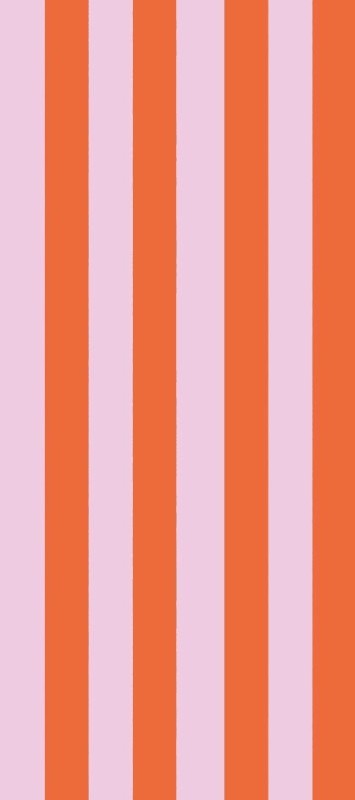 Orange &amp; Pink Stripe Tissue Paper, 4 Sheets