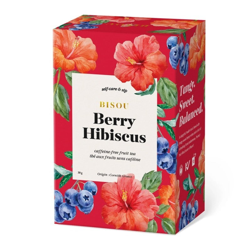 Organic Berry Hibiscus - Fruit Tea Blend Sachets
