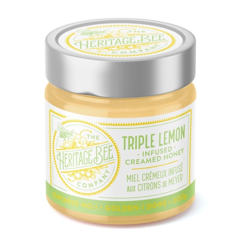 Triple Lemon Creamed Honey, 300g