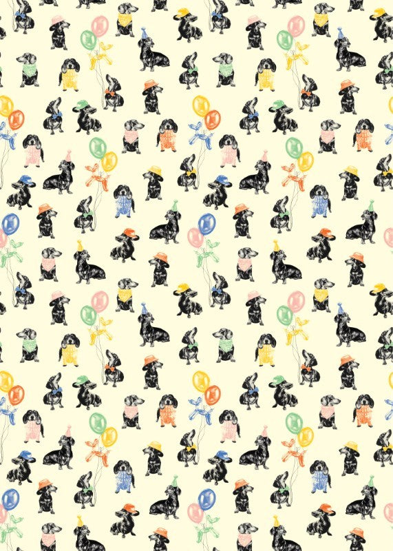 Dogs Rouleaux Wrapping Paper, 3 Meters