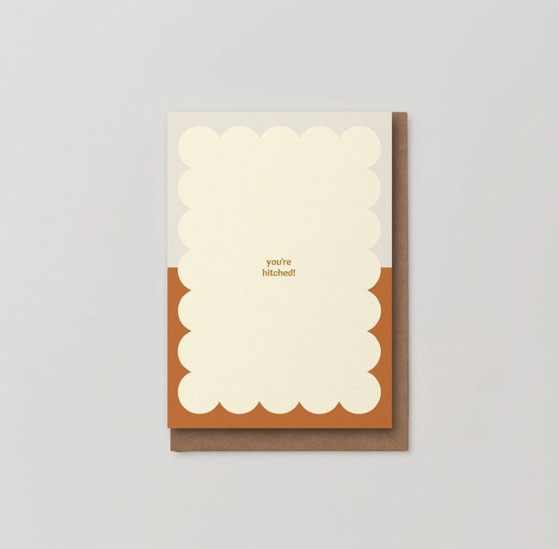 You're Hitched! Wedding Card