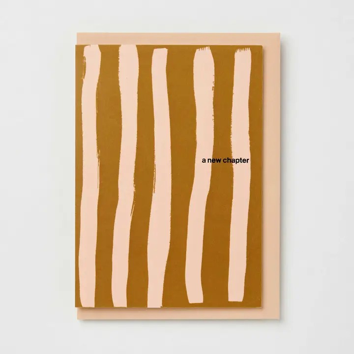 A New Chapter Greeting Card