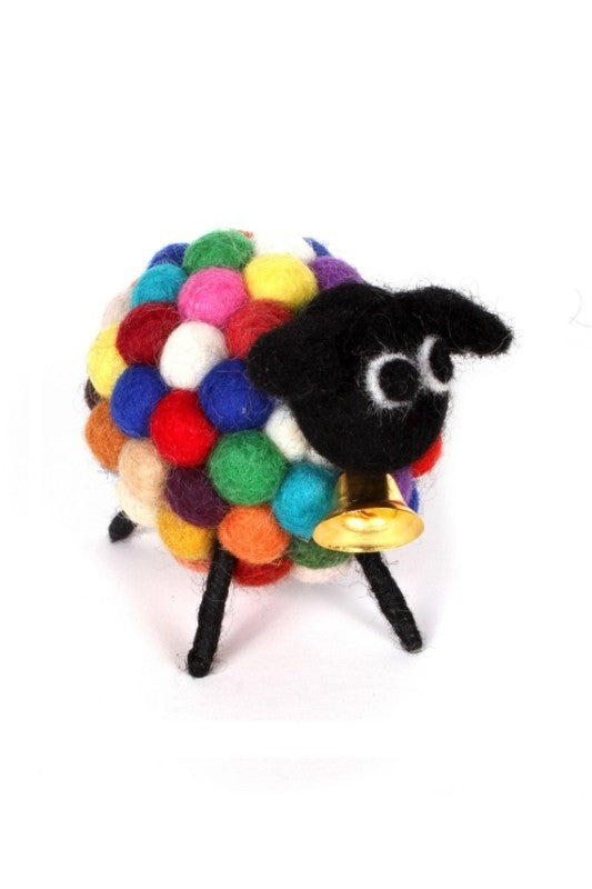 Ziggy The Felt Wool Rainbow Sheep