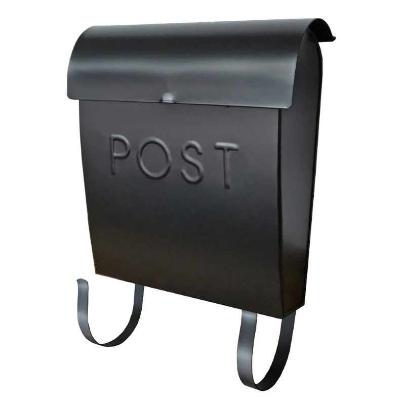 Black &#39;POST&#39; Mailbox