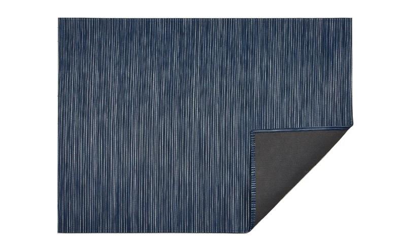 Chilewich Rib Weave Woven Floor Mat, Indigo