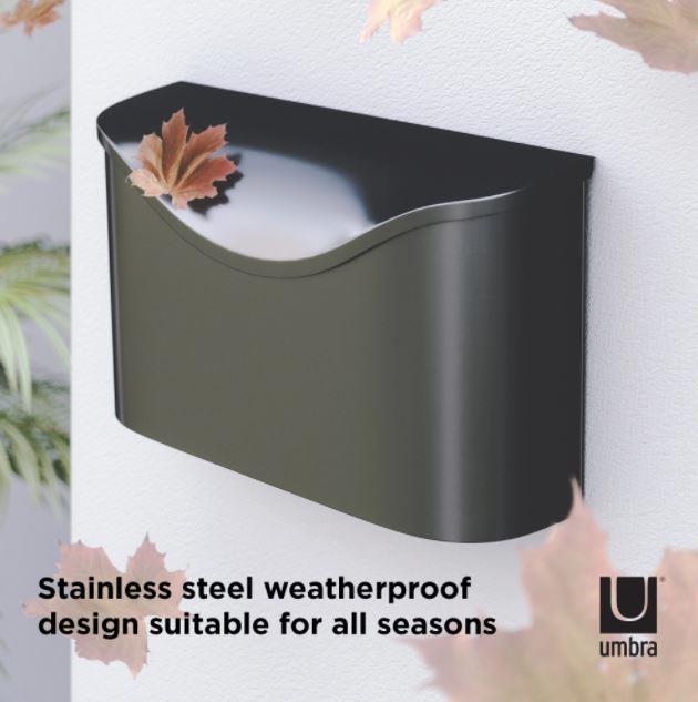 Umbra Postino Black Mailbox