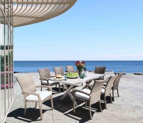 Riverside Outdoor Armless Dining Chair