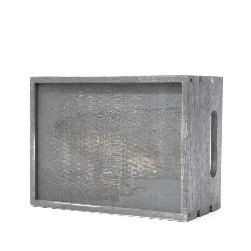 Rustic Grey Wooden Crates