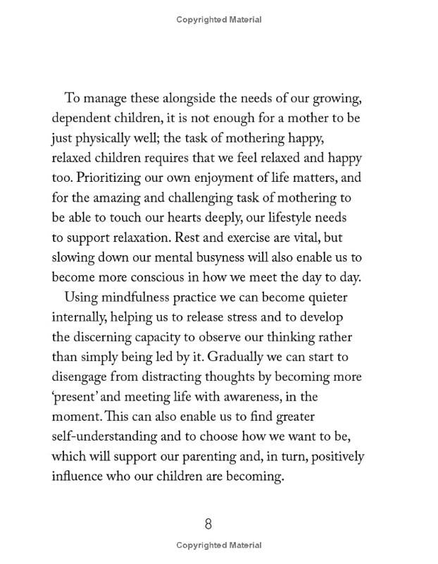 Mindful Thoughts for Mothers Hardcover Book