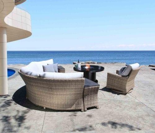 Riverside Outdoor Curved Sofa