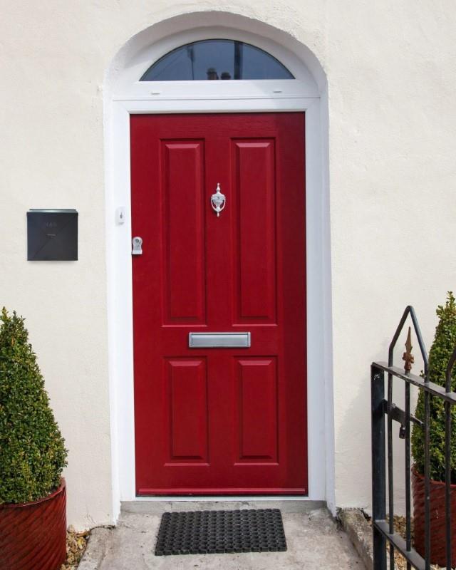 Black Steel Chicago Mailbox