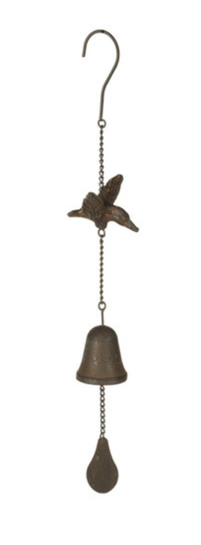 Cast Iron Garden Critter Bell Windchimes