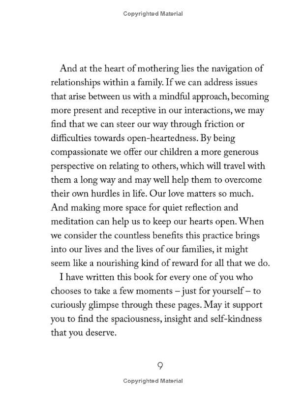 Mindful Thoughts for Mothers Hardcover Book