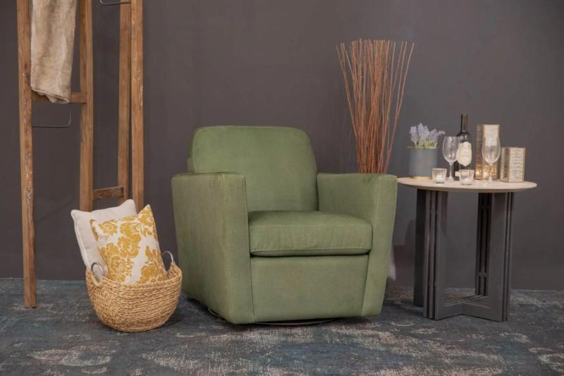 Cooper Forrest Green Swivel Chair