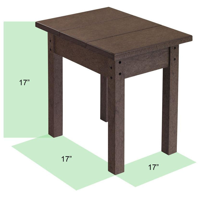 C.R. Plastics Rectangular Muskoka Side Table
