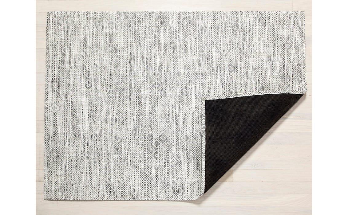 Chilewich Mosaic Woven Floor Mat, Black & White