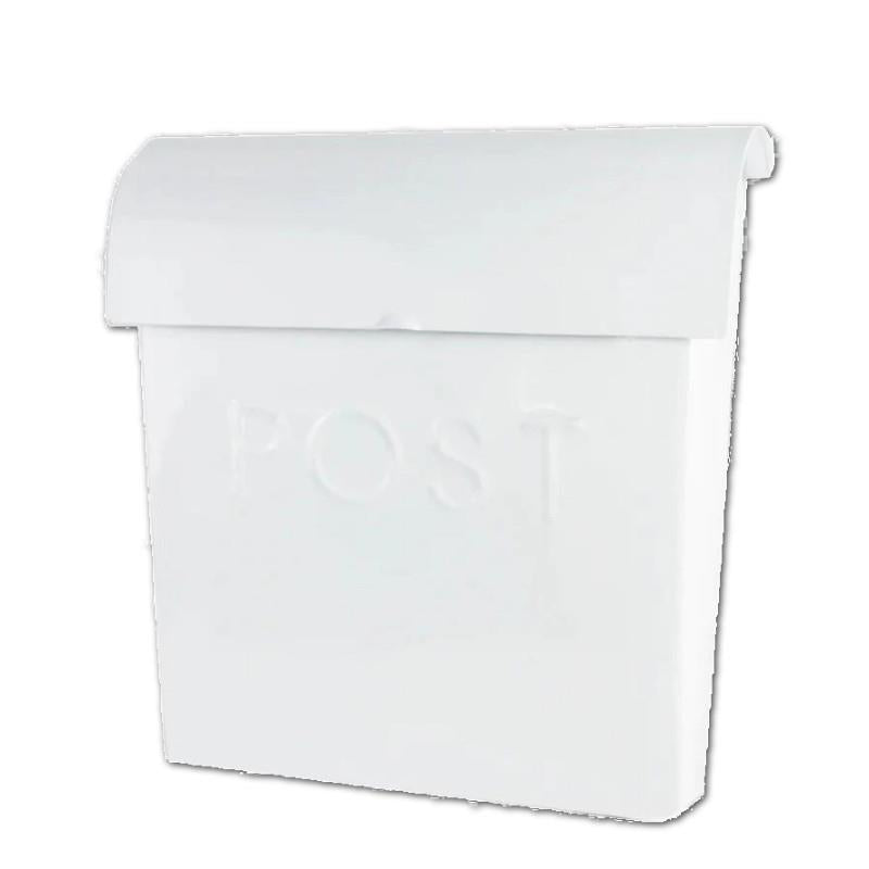White Post Mailbox