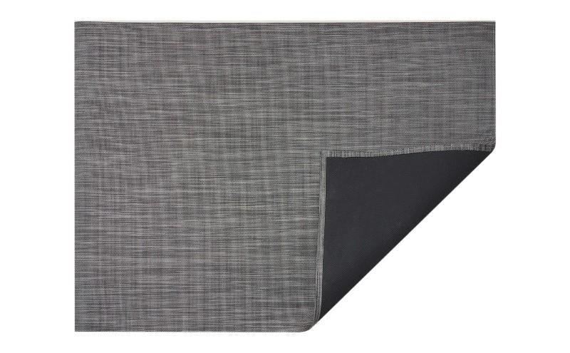 Chilewich Mini Basketweave Woven Floor Mat, Light Grey