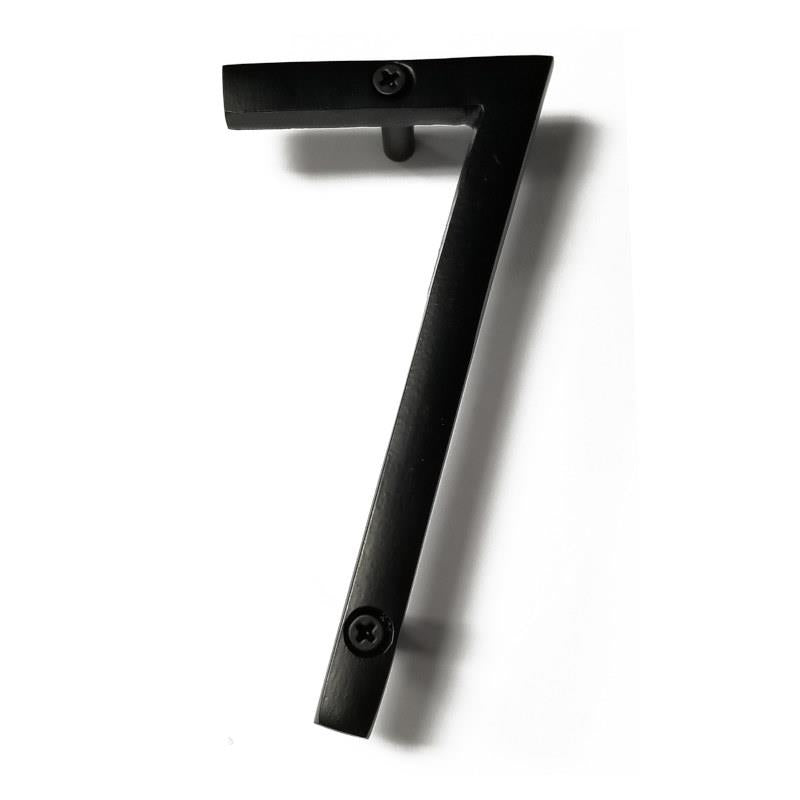 House Number '7' - Black