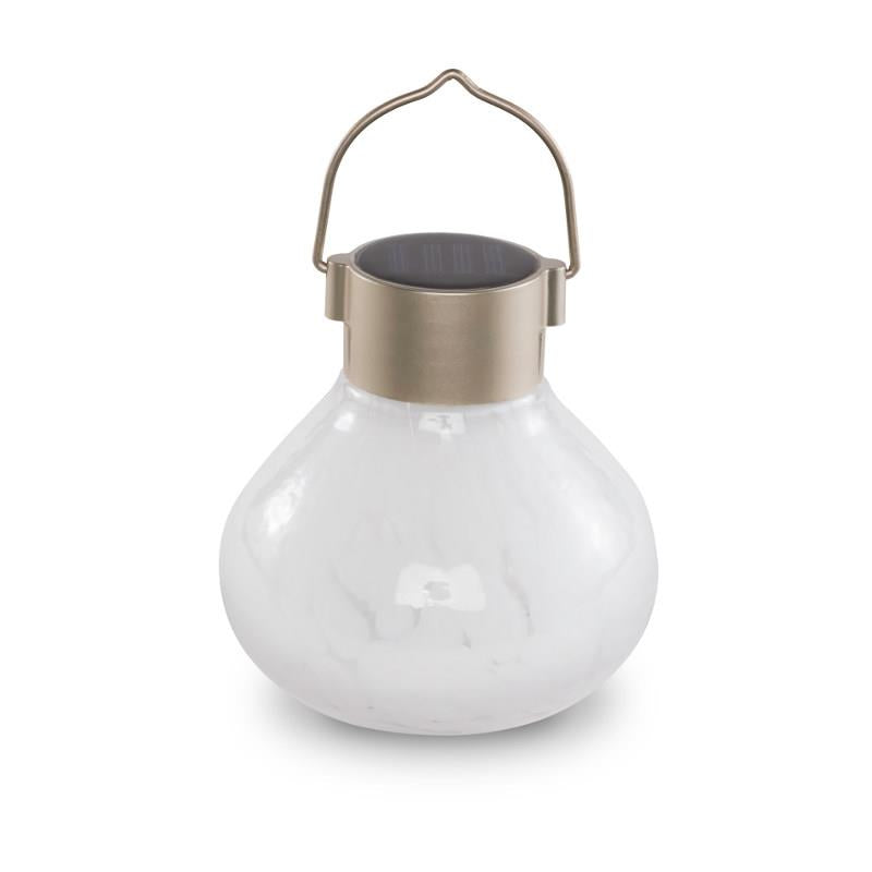 Allsop White Solar Tea Lantern