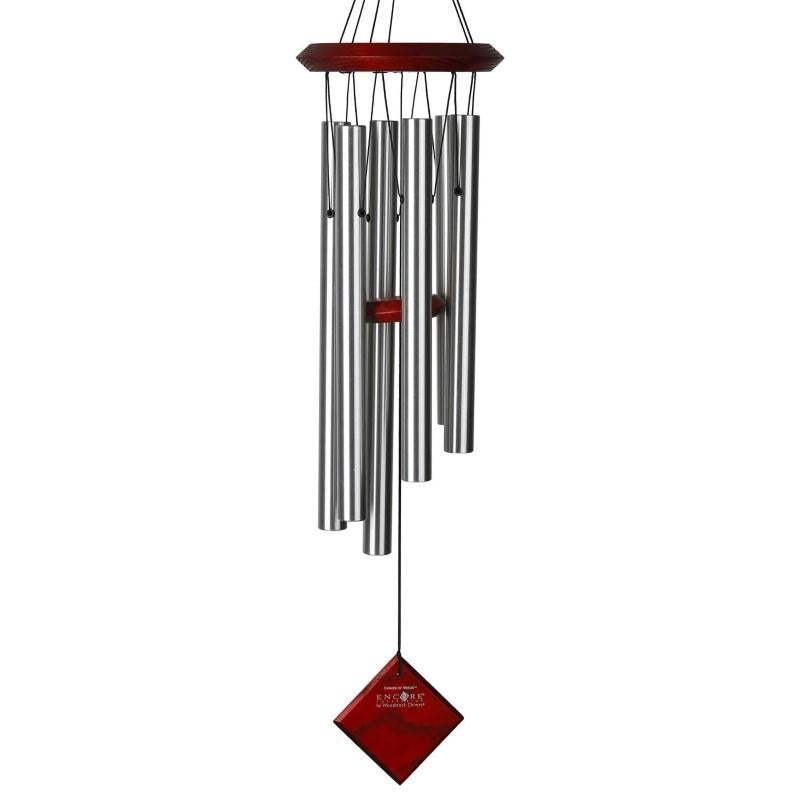 Silver Pluto Wind Chime