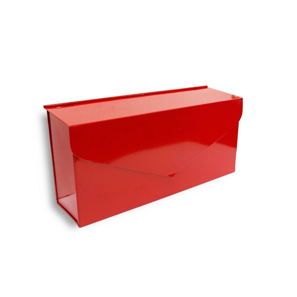 Red Long Envelope Mailbox