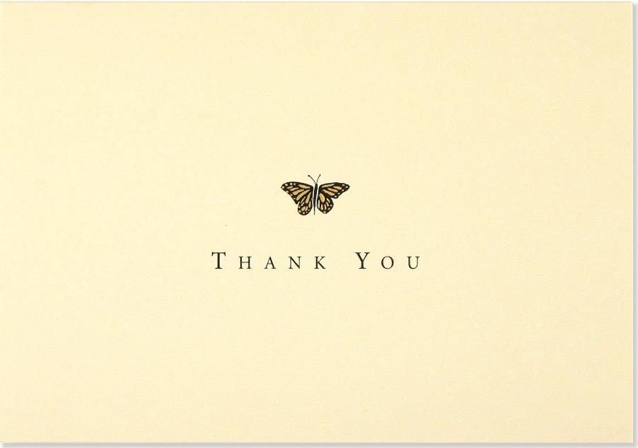 Butterfly Thank You Boxed Cards