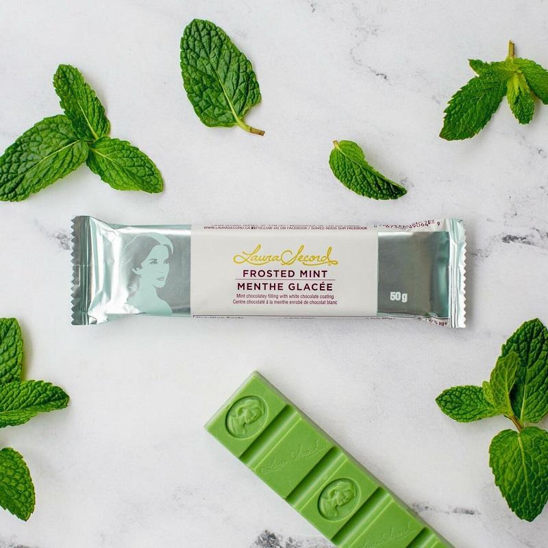 Laura Secord Frosted Mint & White Chocolate Bar