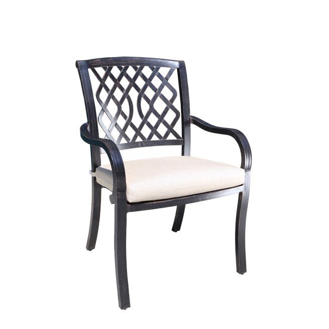 Carleton Outdoor Dining Arm Chair