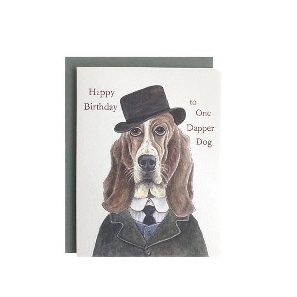 Gotamago Dapper Dog Birthday Card 