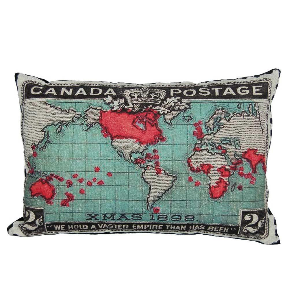 Canada Stamp Pillow