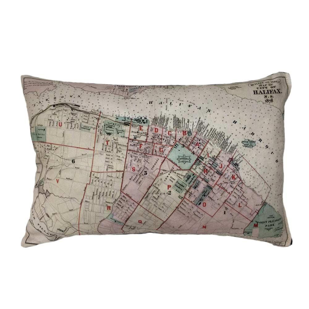Halifax Map Pillow