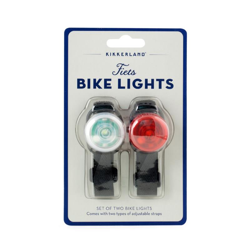 Kikkerland Bike Fiets Lights, Set of 2
